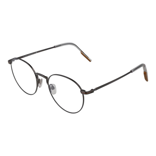Ermenegildo Zegna Gray Men Glasses Frame