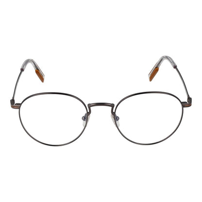 Ermenegildo Zegna Gray Men Glasses Frame