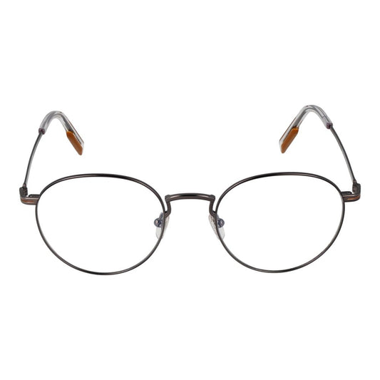 Ermenegildo Zegna Gray Men Glasses Frame