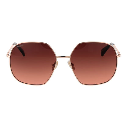 Max Mara Rose Gold Women Sunglass