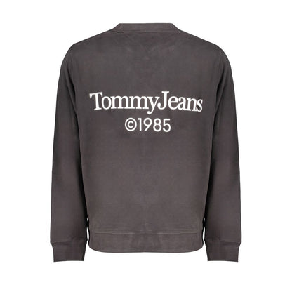 Tommy Hilfiger Black Cotton Men Sweater
