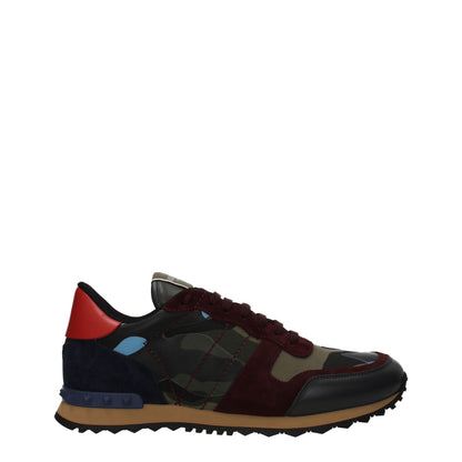 Valentino Garavani Green Leather Athletic Sneakers