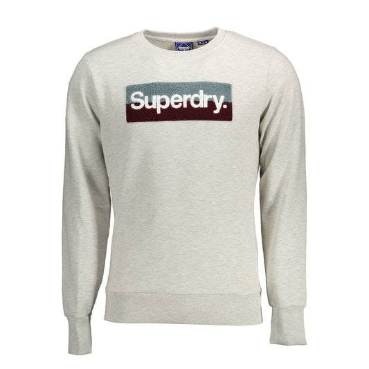 Superdry – Grauer Baumwollpullover