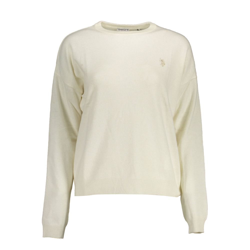 سترة صوفية بيضاء من US POLO ASSN