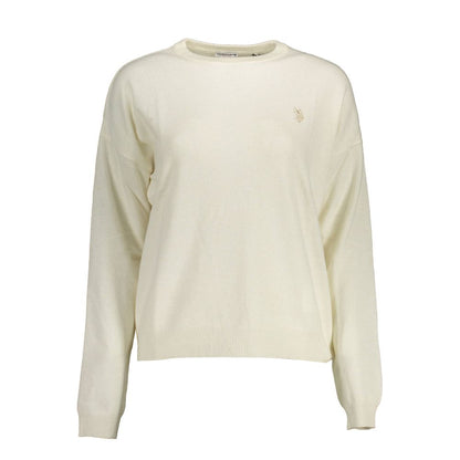 سترة صوفية بيضاء من US POLO ASSN