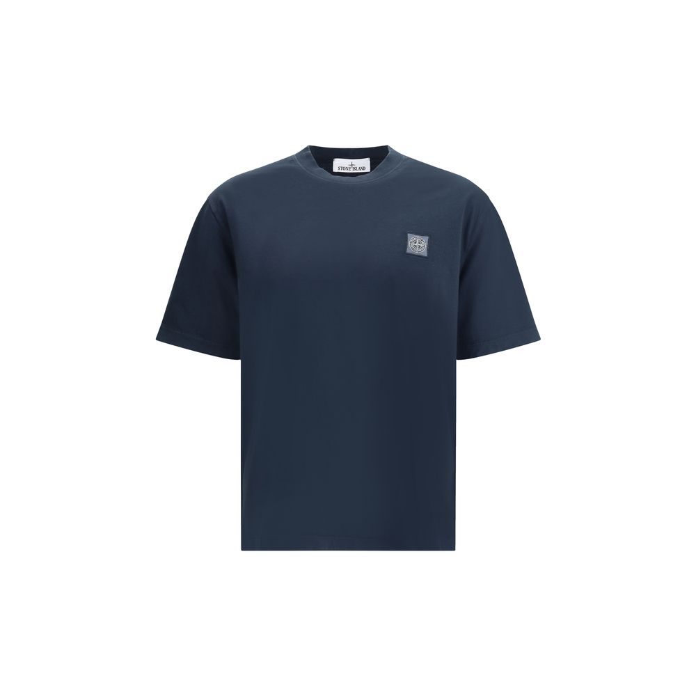 Stone Island T-Shirt mit Logo-Patch