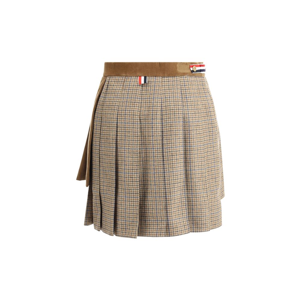 Thom Browne Plissierter Minirock