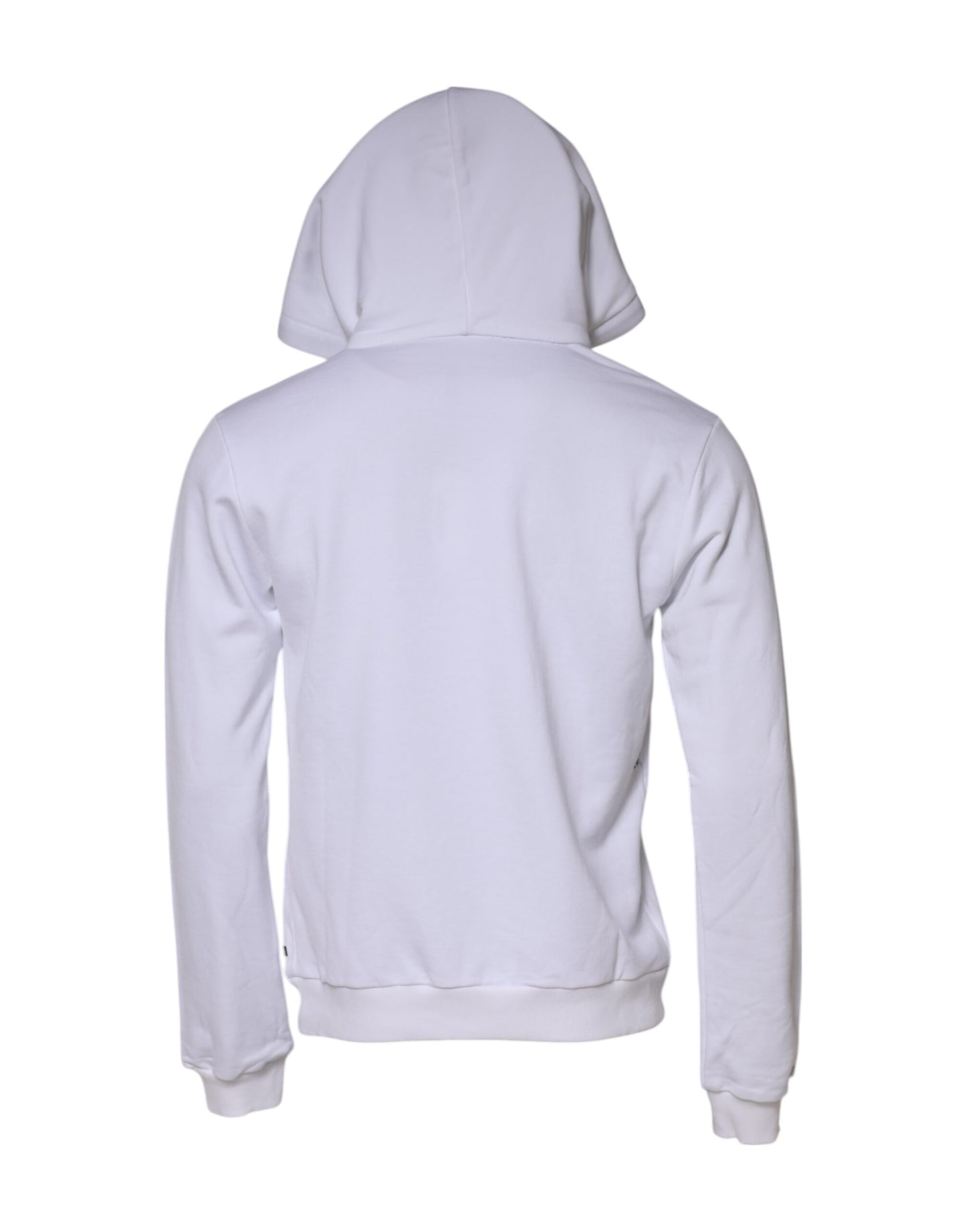 Dolce &amp; Gabbana – Weißes Sweatshirt mit Kapuze „Sacred Heart“