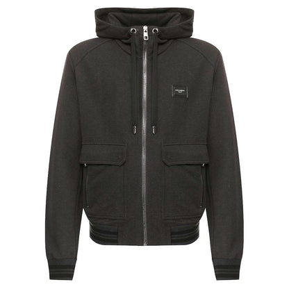 Dolce & Gabbana Gray Cotton Men Sweater