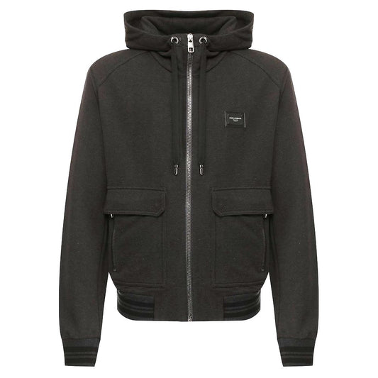 Dolce & Gabbana Gray Cotton Men Sweater