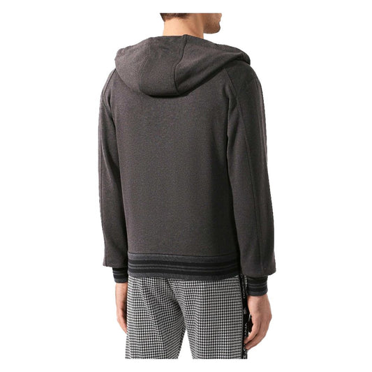 Dolce & Gabbana Gray Cotton Men Sweater
