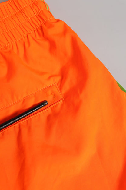 Dolce & Gabbana Orange Polyester Beachwear Men Shorts Swimwear