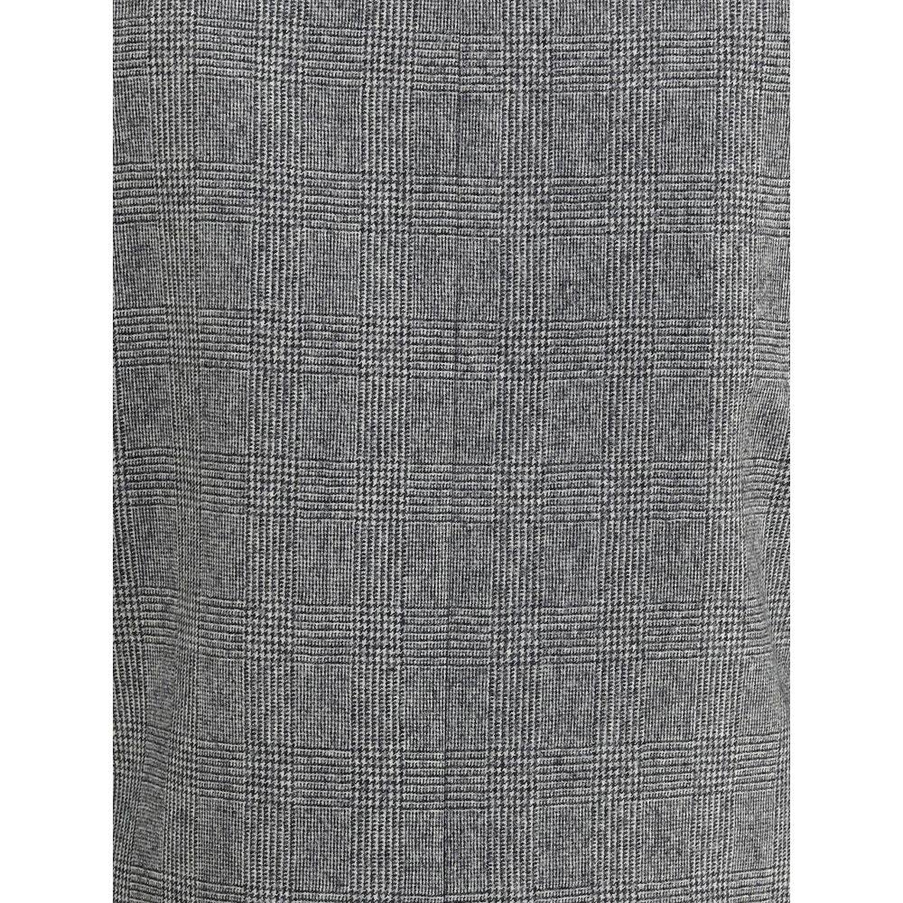 Saint Laurent Prince de Galles Wollflanell-Blazer