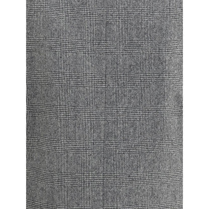 Saint Laurent Prince de Galles Wollflanell-Blazer