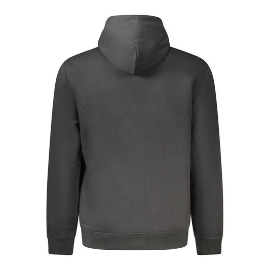 Tommy Hilfiger Black Cotton Men Hoodie