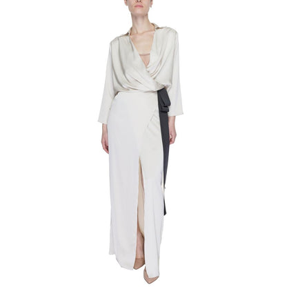 Sandro Ferrone Beige Polyester Lang