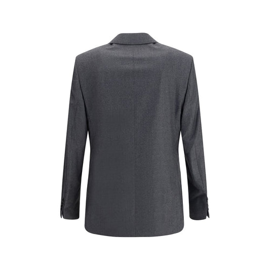 Ami Paris Double-breasted Blazer in Virgin Wool