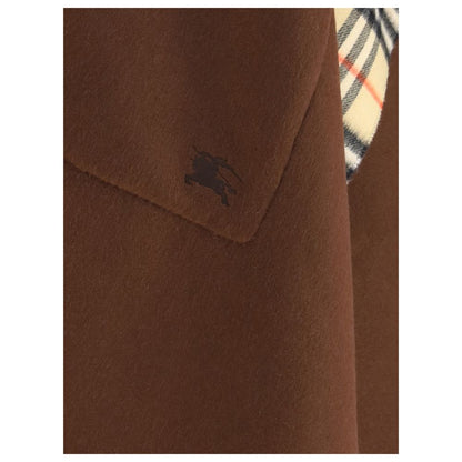 Burberry Reversible check wool cashmere Cape