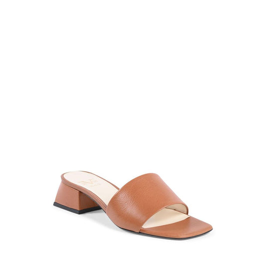 19V69 Italia Brown Leather Sandal