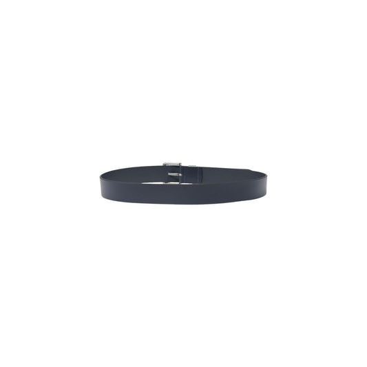 Armani Exchange Blue Leather Belt