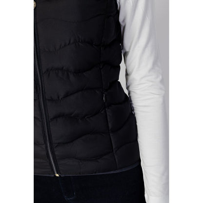EA7 Emporio Armani Black Polyester Sleveless Jacket