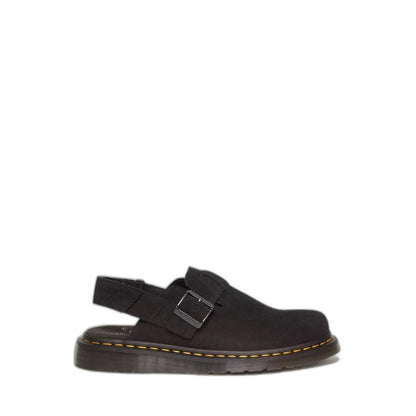 Dr. Martens Black Suede Leather Sandal