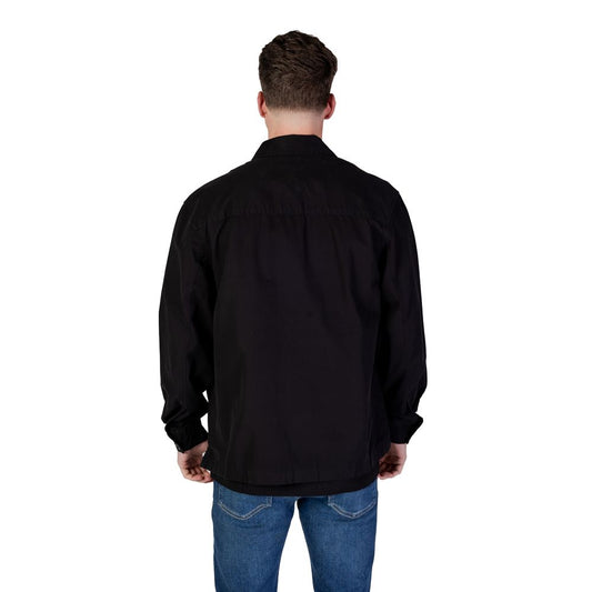 Calvin Klein Jeans Black Recycled Cotton Shirt