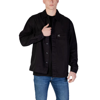 Calvin Klein Jeans Black Recycled Cotton Shirt
