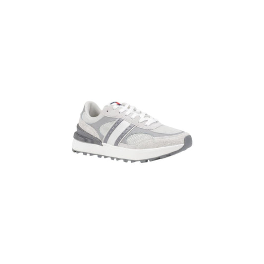 Tommy Hilfiger Jeans Gray Suede Leather Sneaker