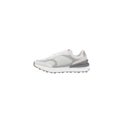 Tommy Hilfiger Jeans Gray Suede Leather Sneaker