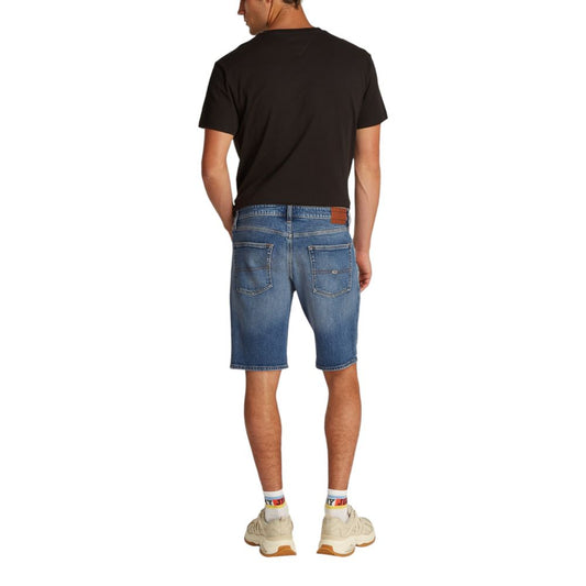 Tommy Hilfiger Jeans Blue Recycled Cotton Bermuda