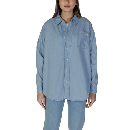 Calvin Klein Jeans Light Blue Cotton Shirt