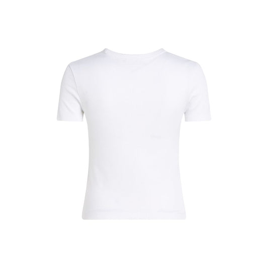 Calvin Klein Jeans White Recycled Cotton T-Shirt