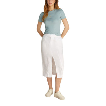 Calvin Klein Jeans Turquoise Recycled Cotton T-Shirt