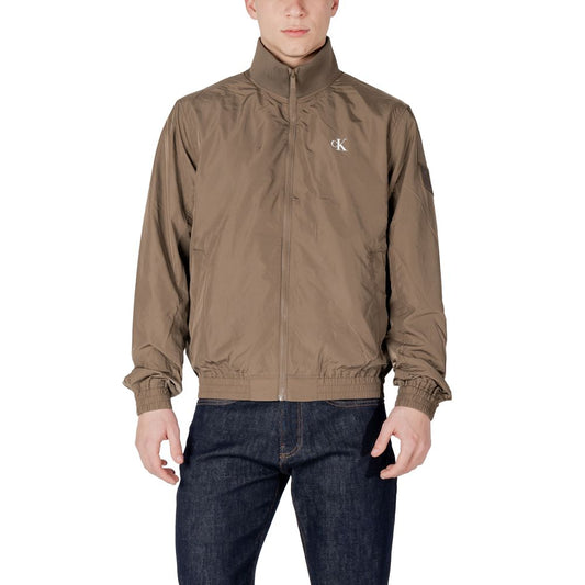 Calvin Klein Jeans Green Polyamide Jackets & Coat