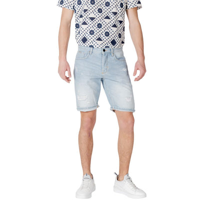 Antony Morato Light Blue Cotton Bermuda