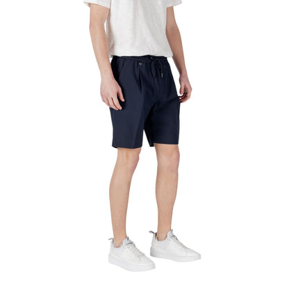 Antony Morato Blue Polyester Bermuda
