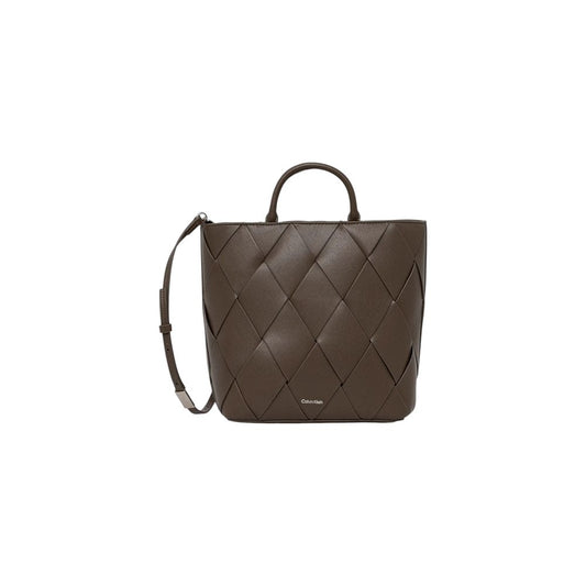 Calvin Klein Brown Polyethylene Handbag