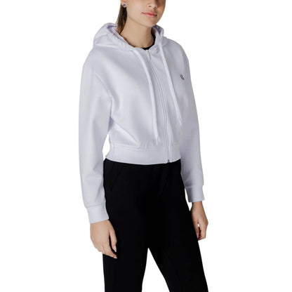 Armani Exchange White Cotton Hoody