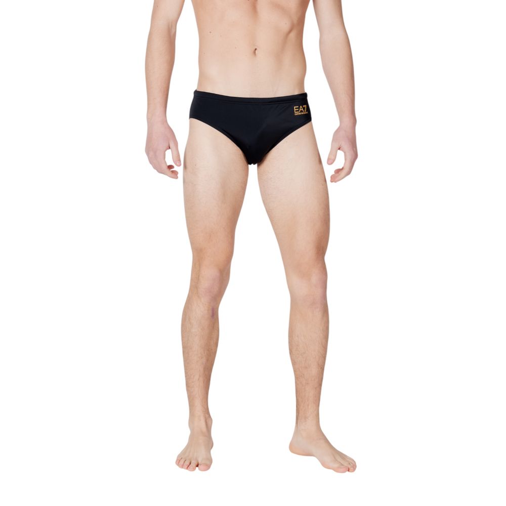 EA7 Emporio Armani Bicolor Polyester Swim Brief