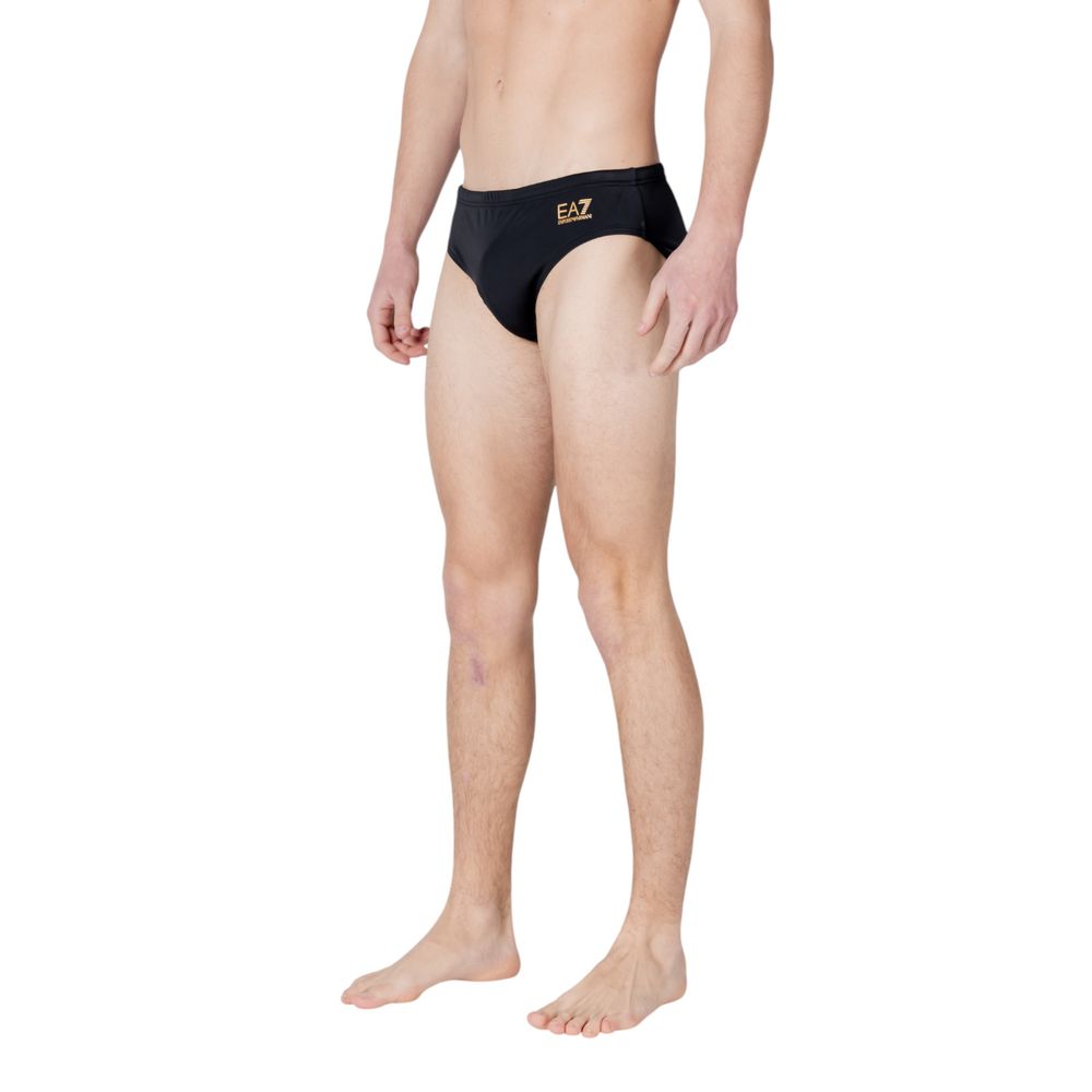 EA7 Emporio Armani Bicolor Polyester Swim Brief