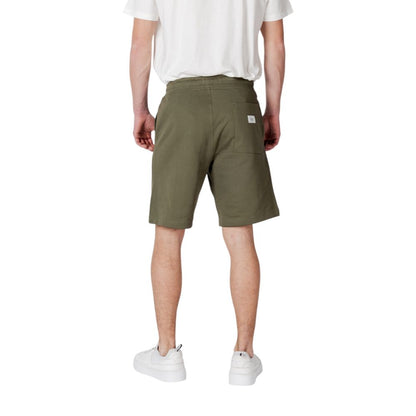 Replay Green Cotton Bermuda