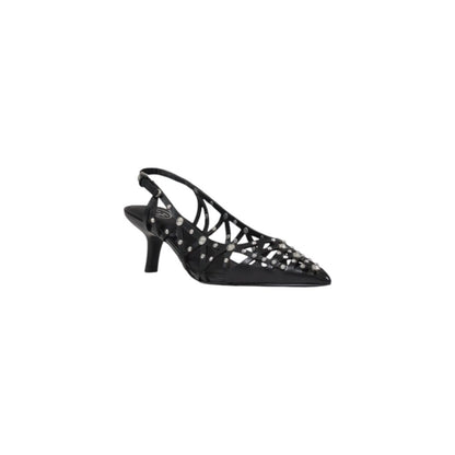 ASH Black Leather High Heel