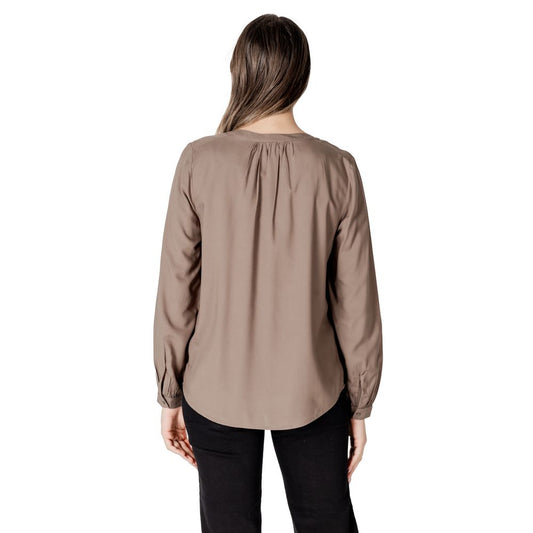 Street One Beige Viscose Blouse