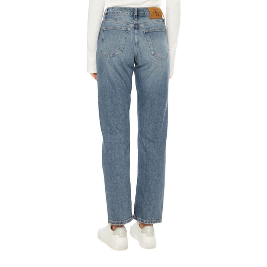 Calvin Klein Jeans Blue Cotton Slim Fit Jean
