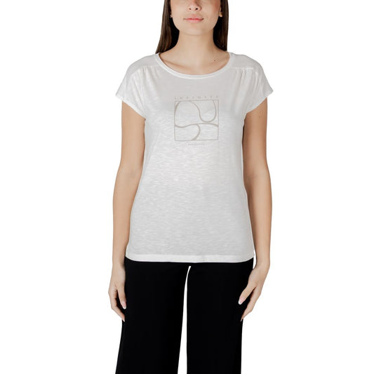 Street One Weißes Baumwoll-T-Shirt