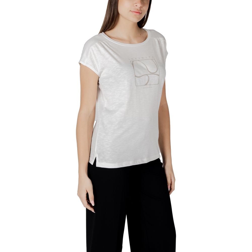 Street One Weißes Baumwoll-T-Shirt