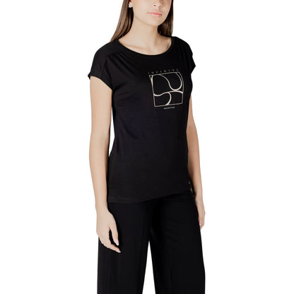 Street One Black Cotton T-Shirt