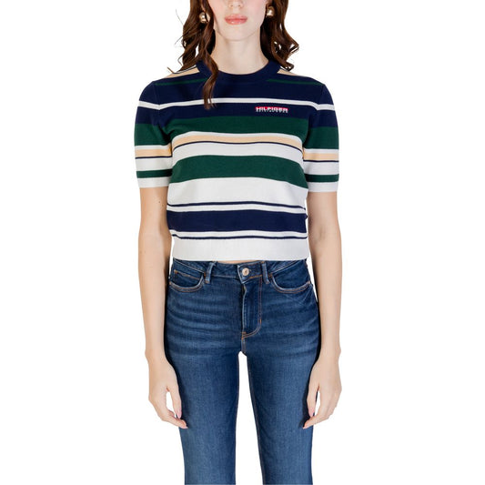 Tommy Hilfiger Blue Lyocell Sweater