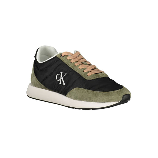 Calvin Klein Black Leather Women Sneaker